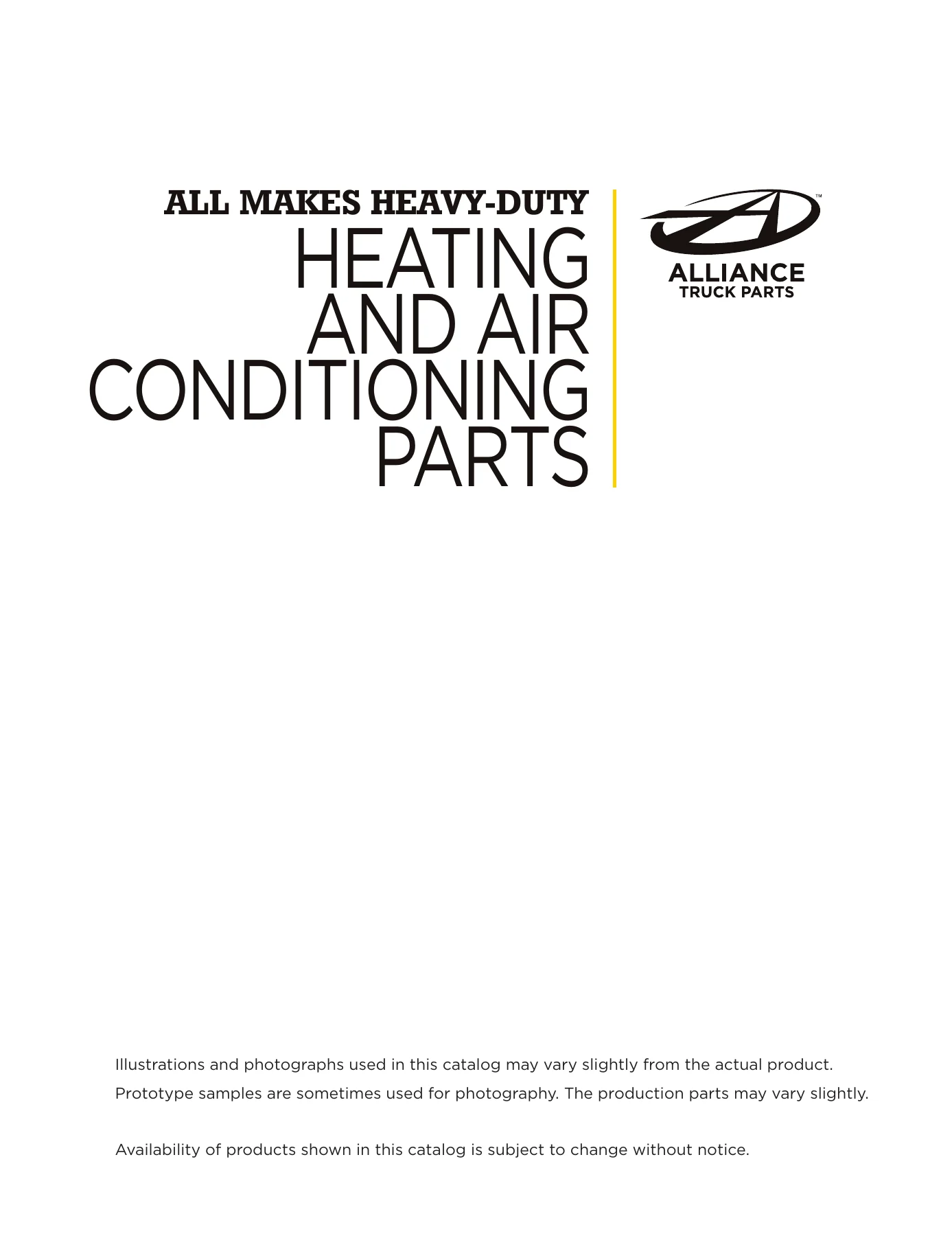 Alliance Truck Parts Heavy-Duty HVAC Catalog 2013 - PDF Download - Image 2