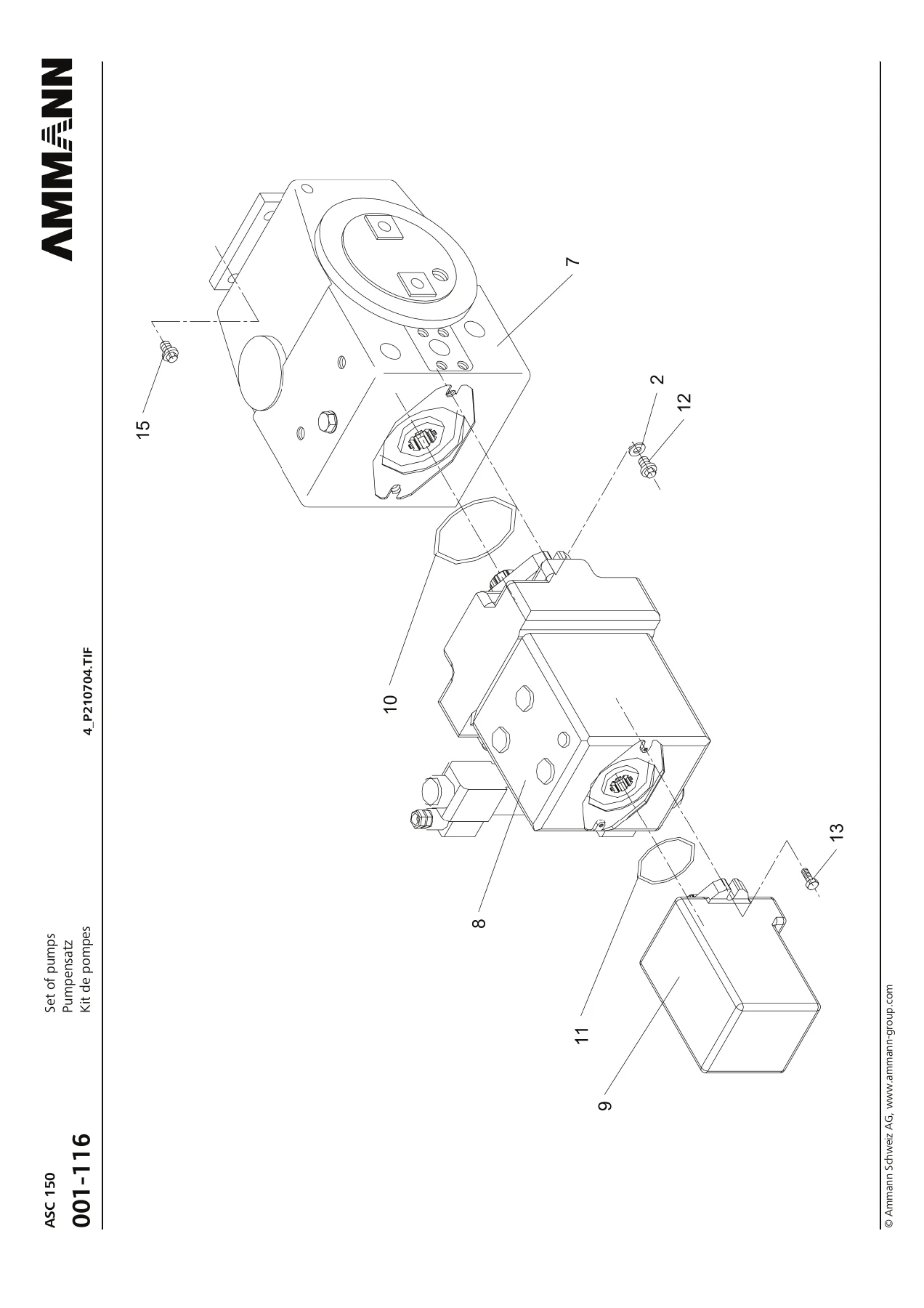 Ammann ASC 150 Cummins Tier 3 Single Drum Roller Spare Parts Catalogue - 4-P288000CU-ML - Image 2