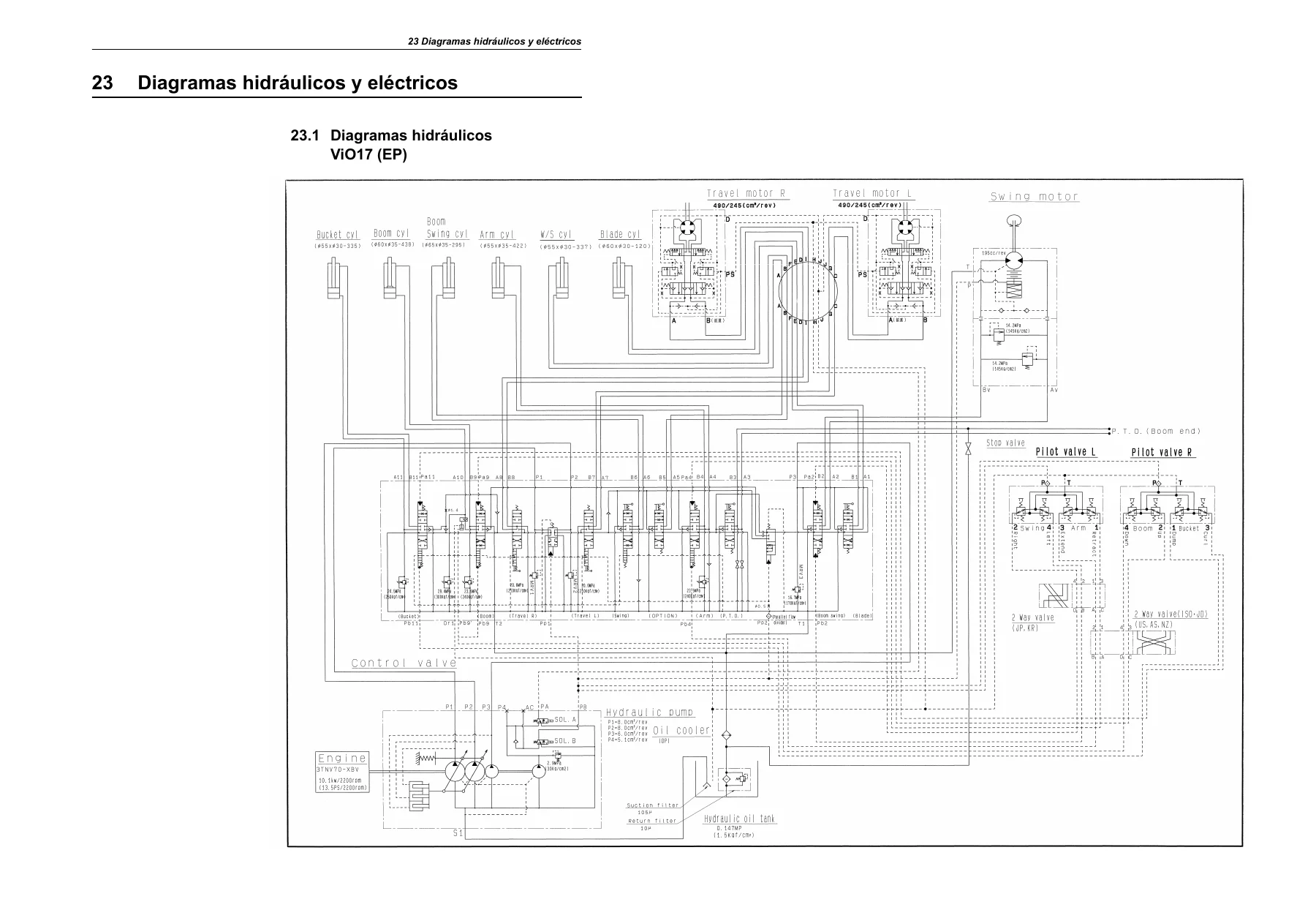 Ammann Yanmar Mini Excavadoras ViO17 ViO20-3 ViO25-3 ViO30/35-3 ViO50U ViO57U - Manual de Operación y Mantenimiento - Image 3