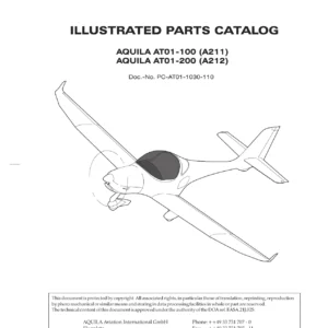 Aquila AT01-100/200 (A211/A212) Illustrated Parts Catalog PC-AT01-1030-110