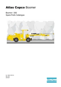 Atlas Copco Boomer 282 Spare Parts Catalogue 8999 2325 00 - PDF Download