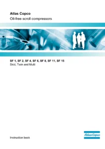 Atlas Copco SF 1 - SF 15 Oil-Free Scroll Compressor Instruction Manual
