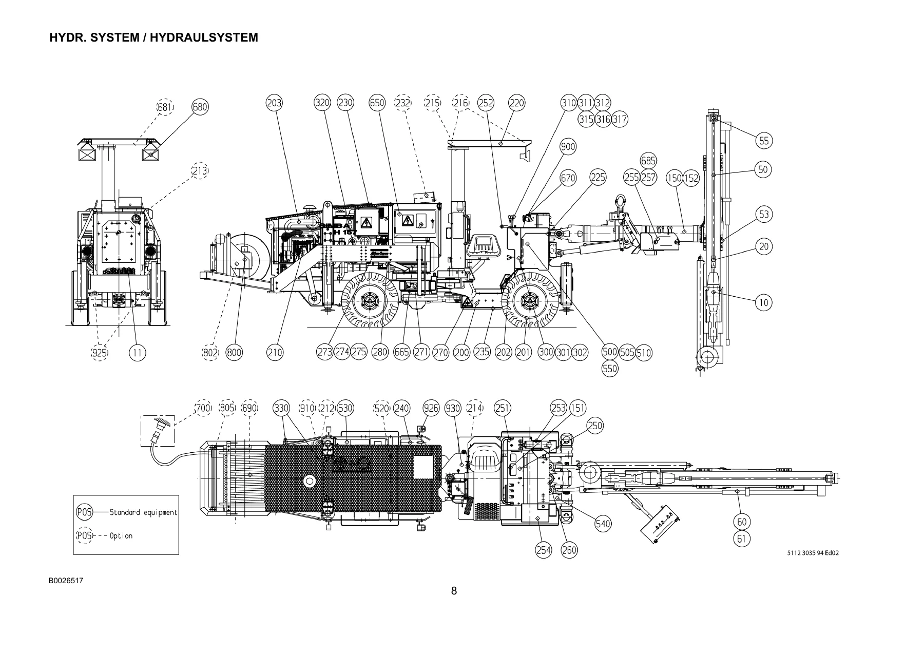 Atlas Copco Simba H157 Spare Parts Catalogue 8991 8097 00 - Image 2