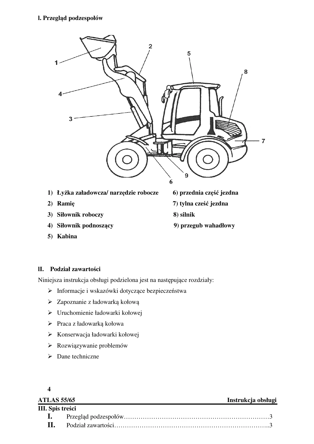 Atlas Weyhausen AR55 AR65 – Instrukcja obsługi i konserwacji ładowarki kołowej (PDF) - Image 2