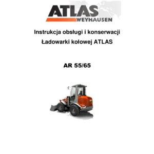 Atlas Weyhausen AR55 AR65 – Instrukcja obsługi i konserwacji ładowarki kołowej (PDF)