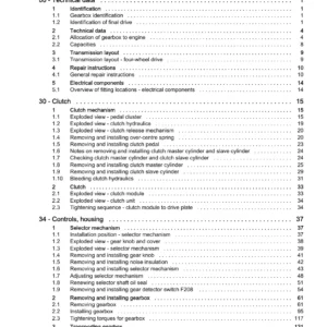 Audi 0B4 6-Speed Manual Gearbox Workshop Manual - 4-Wheel Drive (2014 Edition) PDF Download