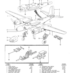 B-26B B-26C TB-26B TB-26C RB-26C Illustrated Parts Breakdown Manual - T.O. 1B-26B-4