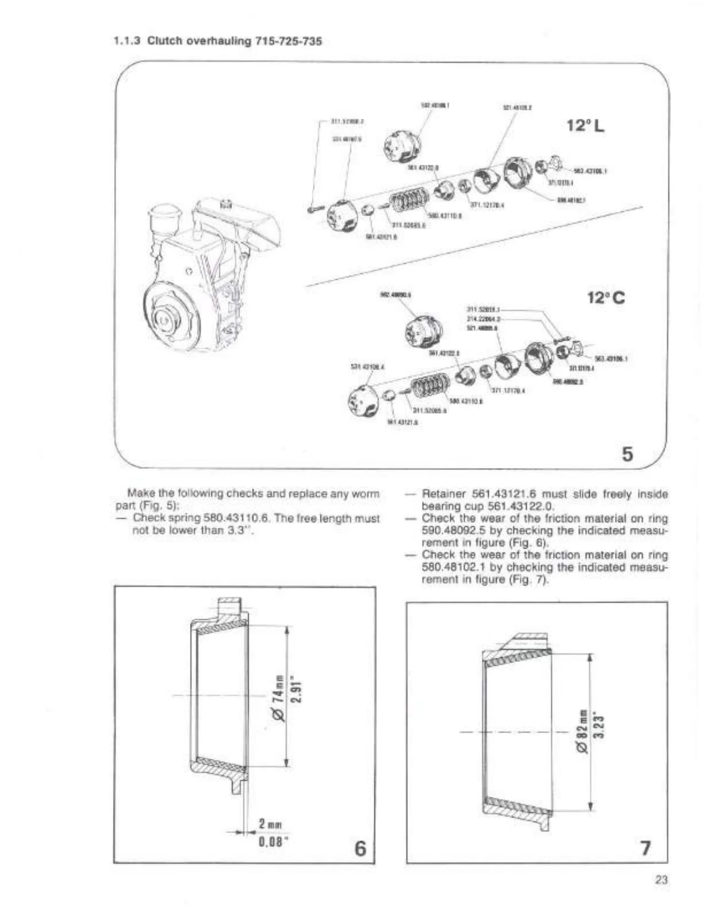 BCS 715 725 735 745 Workshop Manual - Two-Wheel Tractor Repair Guide PDF - Image 2