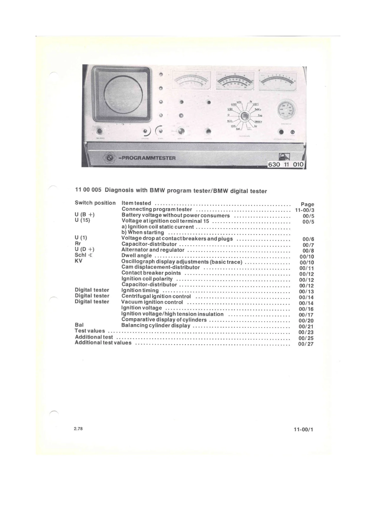 BMW 320 320/6 323i E21 M20 Engine Workshop Manual Section 11 - Image 3