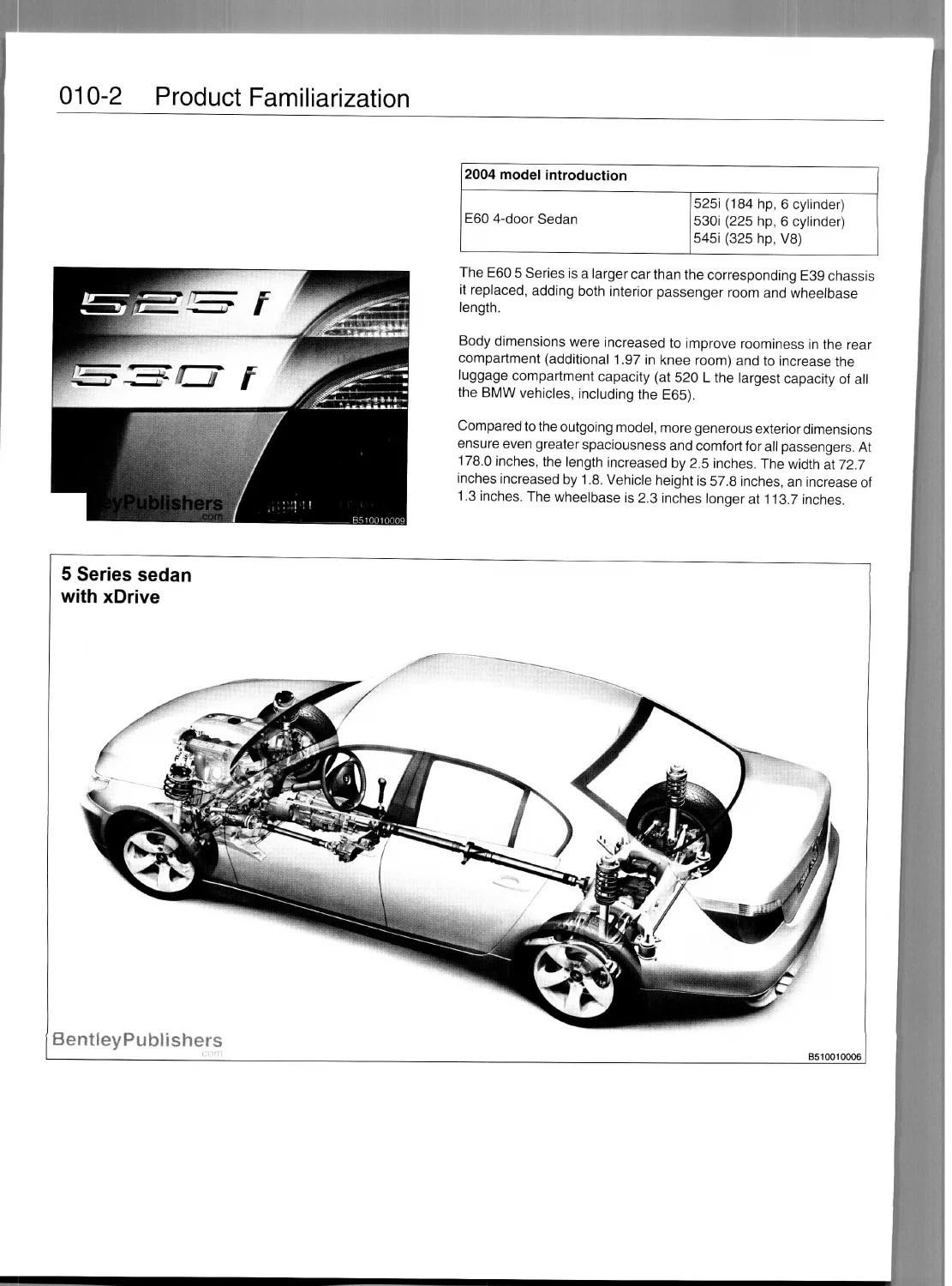 BMW 5 Series E60 E61 2004-2010 Bentley Service and Repair Manual PDF - Image 2