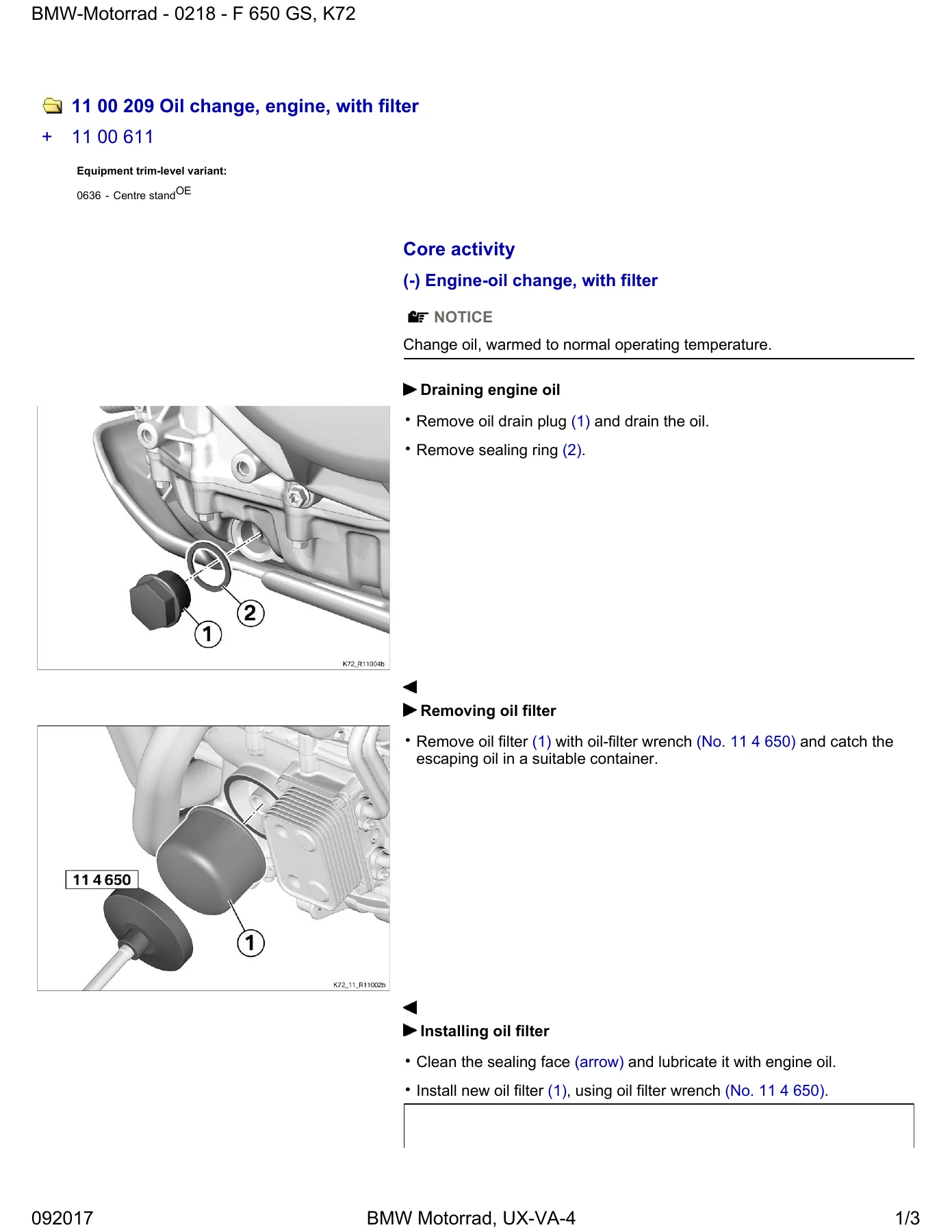 BMW F650 GS K72 Service Repair Manual - Complete Workshop Guide 2012-2016 - Image 3