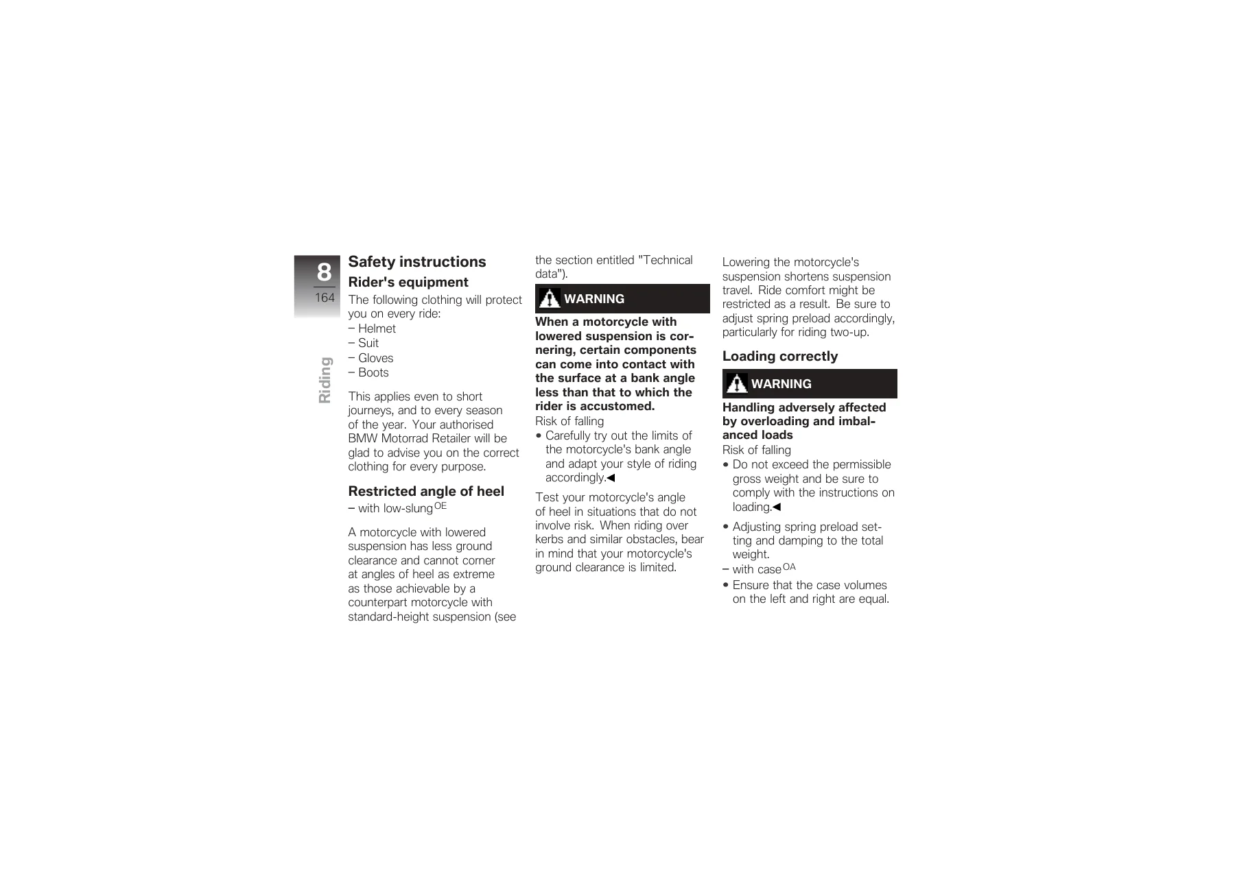 BMW F850 GS Adventure Rider's Manual - Third Edition August 2019 - Image 3