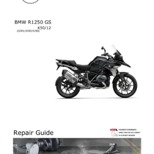 BMW R1250 GS K50/12 Repair Guide 2021 – Complete Workshop Manual PDF