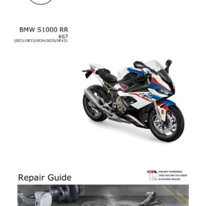 BMW S1000 RR K67 0E21 0E23 0E24 0E20 0E43 Repair Guide Service Manual
