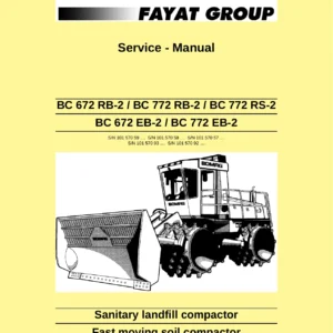 BOMAG BC 672 RB-2 BC 772 RB-2 RS-2 EB-2 Service Manual – Sanitary Landfill & Soil Compactor Repair Guide