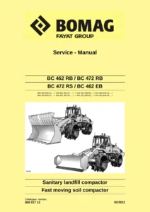 BOMAG BC462 RB BC472 RB RS BC462 EB Compactor Service Manual