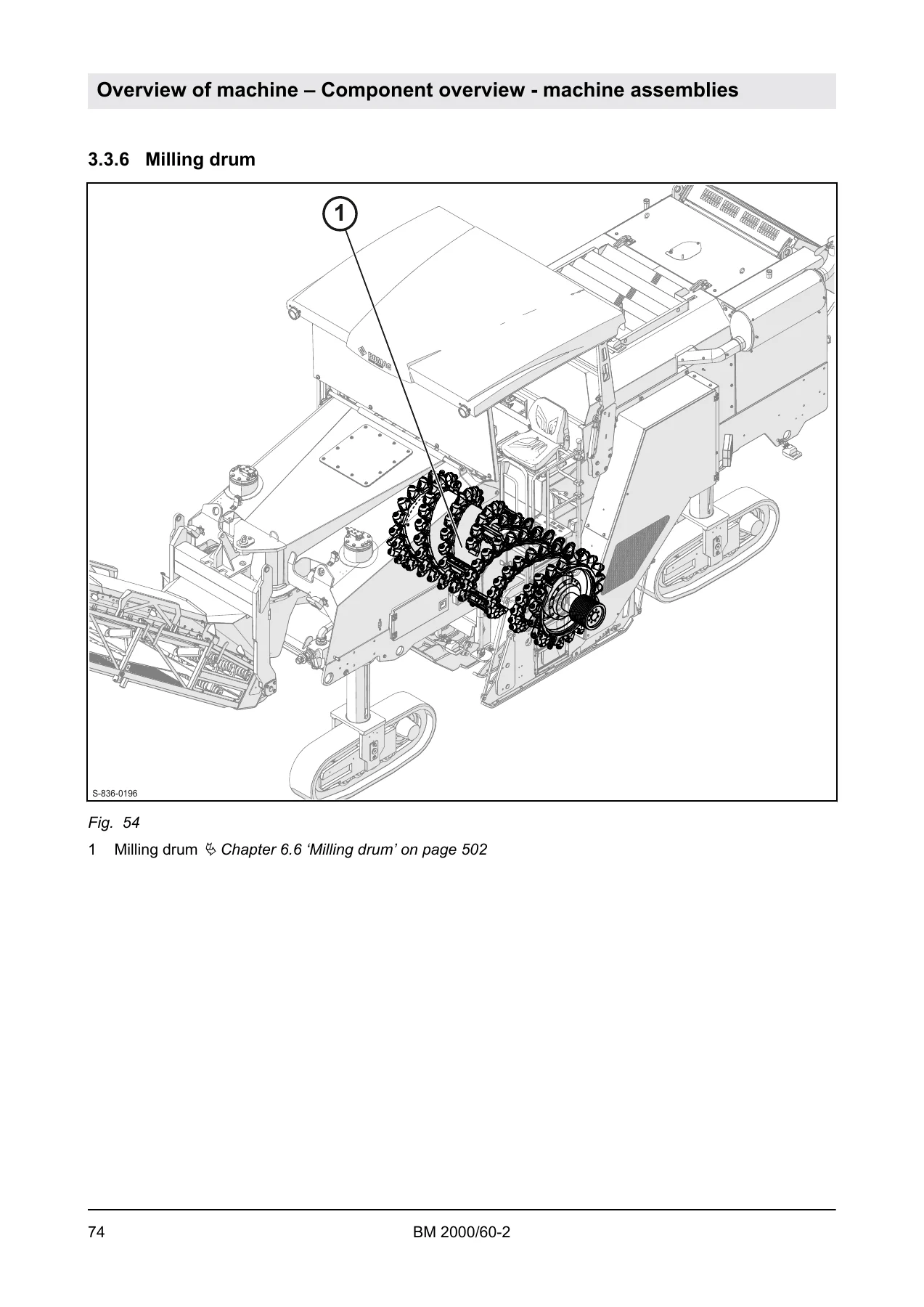 BOMAG BM 2000/60-2 Cold Planer Service Manual 00891769 2019 - Image 3