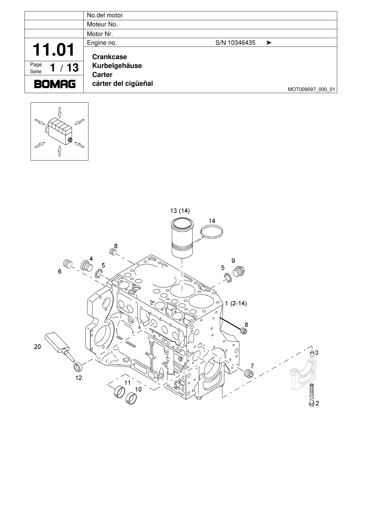 BOMAG BW 216 D-4 Vibratory Roller Spare Parts Catalogue 2007 - PDF Download - Image 2