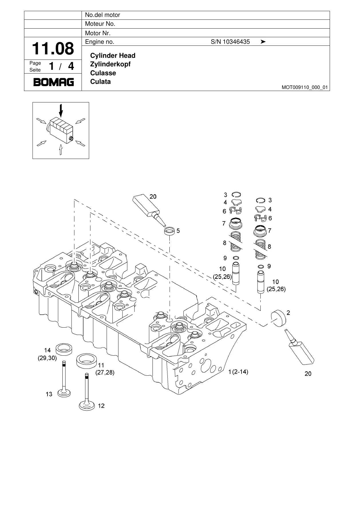 BOMAG BW 216 D-4 Vibratory Roller Spare Parts Catalogue 2007 - PDF Download - Image 3