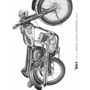 BSA Bantam D14/4 Workshop Manual - 175cc Supreme Sports Bushman Repair Guide