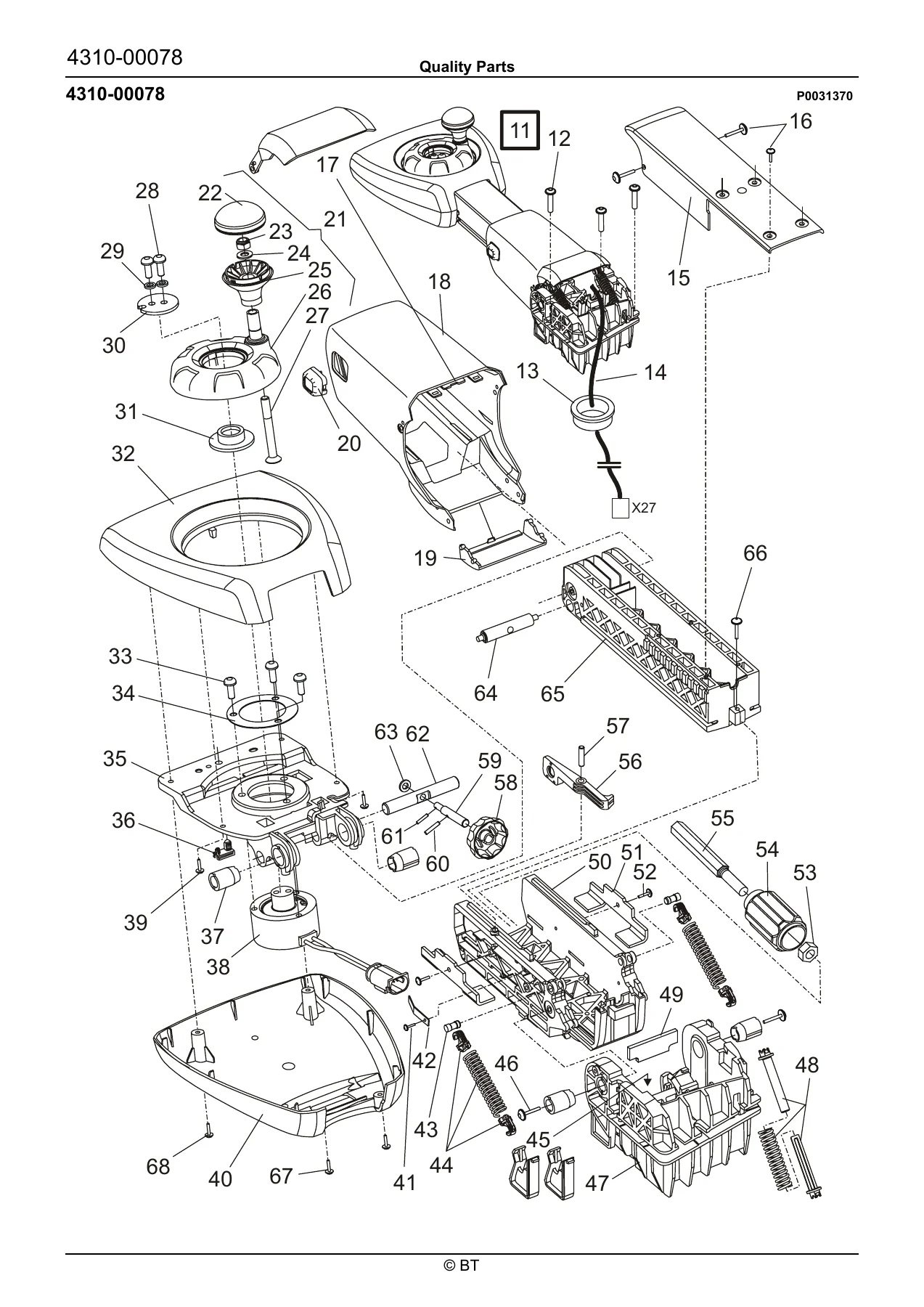 BT RRE140 RRE140C RRE140E RRE140EC Reach Truck Parts Catalogue 2009 PDF - Image 3