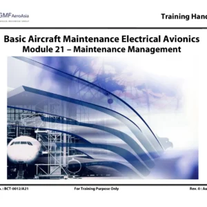 Basic Aircraft Maintenance Training Handbook Module 21 - Maintenance Management PDF