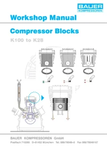 Bauer K100 to K28 Compressor Blocks Workshop Manual PDF