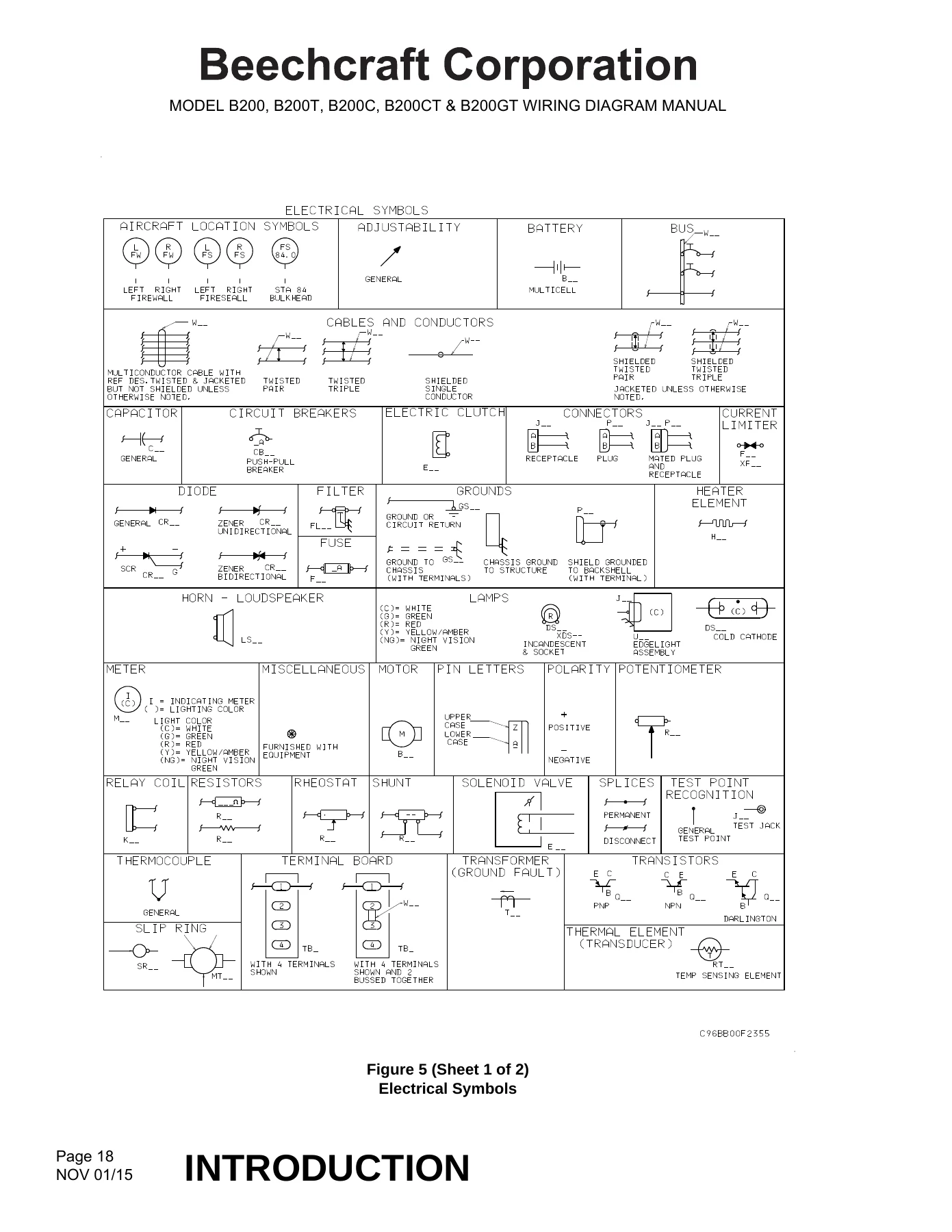 Beechcraft King Air B200 Series Wiring Diagram Manual – 2015 Reissue G PDF - Image 2