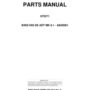 Bell B45D 6X6 ADT MK 6.1 Parts Manual - 872271 February 2010