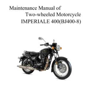 Benelli Imperiale 400 BJ400-8 Euro IV Service Manual - Full Workshop & Repair Guide