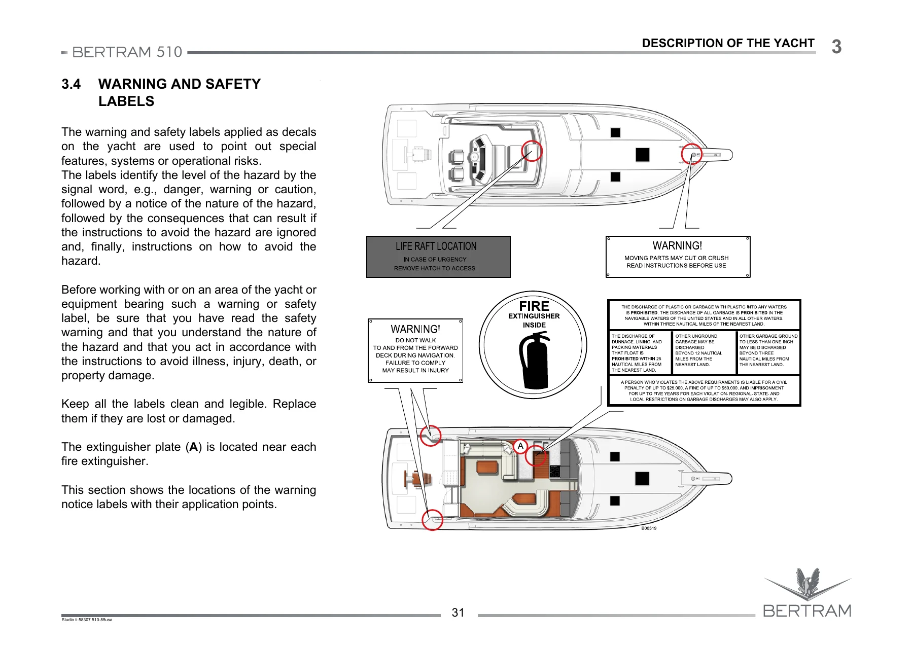 Bertram 510 Owner's Manual - Sportfish Yacht PDF Download - Image 2