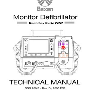 Bexen REANIBEX Serie 700 Monitor Defibrillator Technical Service Manual 2008