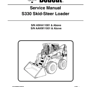 Bobcat S330 Skid-Steer Loader Service Manual 6987040enUS - PDF Download
