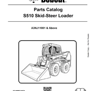 Bobcat S510 Skid-Steer Loader Parts Catalog - Serial A3NJ11001 & Up PDF
