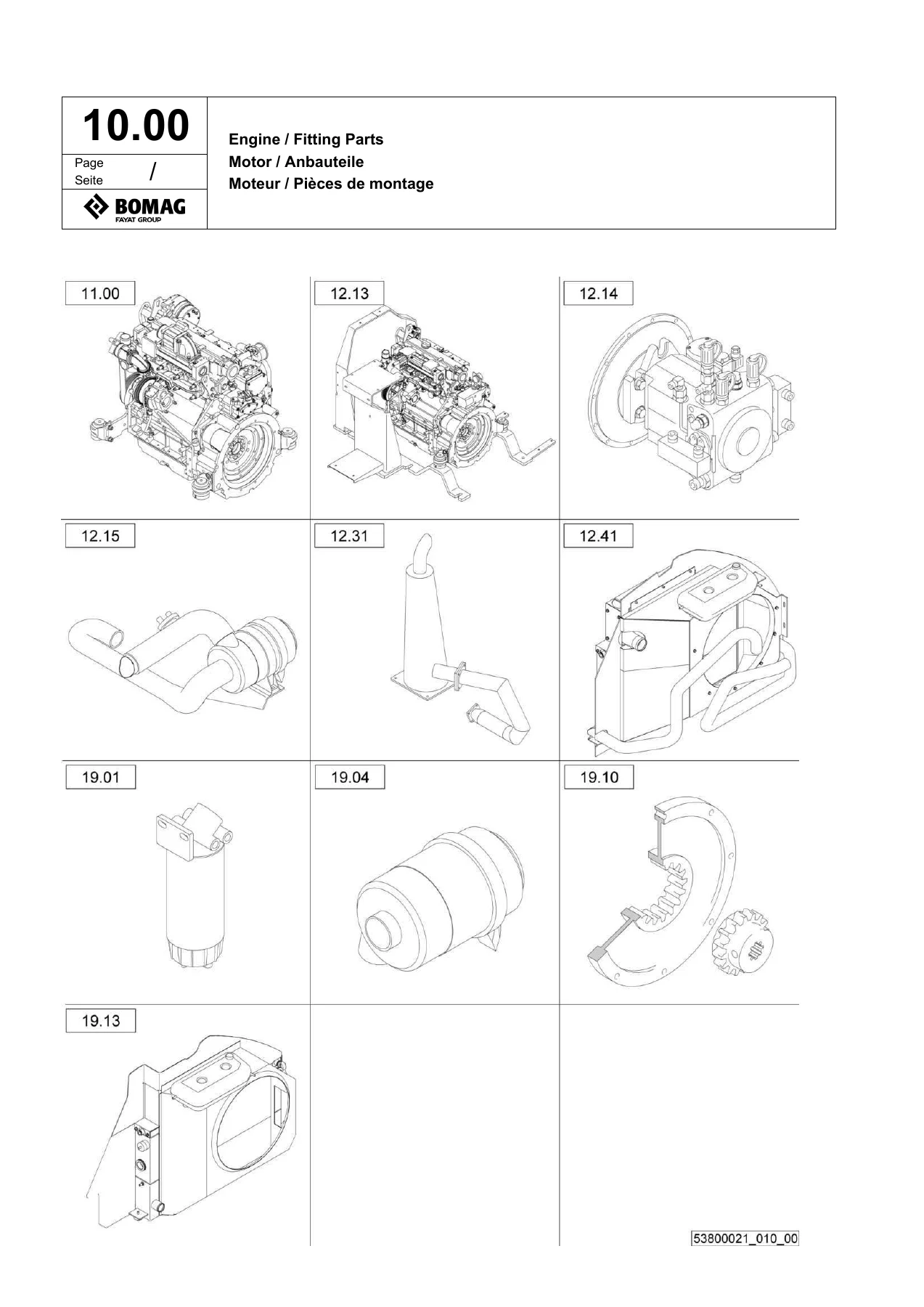 Bomag BW 24 RH Pneumatic Tyred Roller Spare Parts Catalogue 2019-2025 Deutz TCD2012 - Image 2