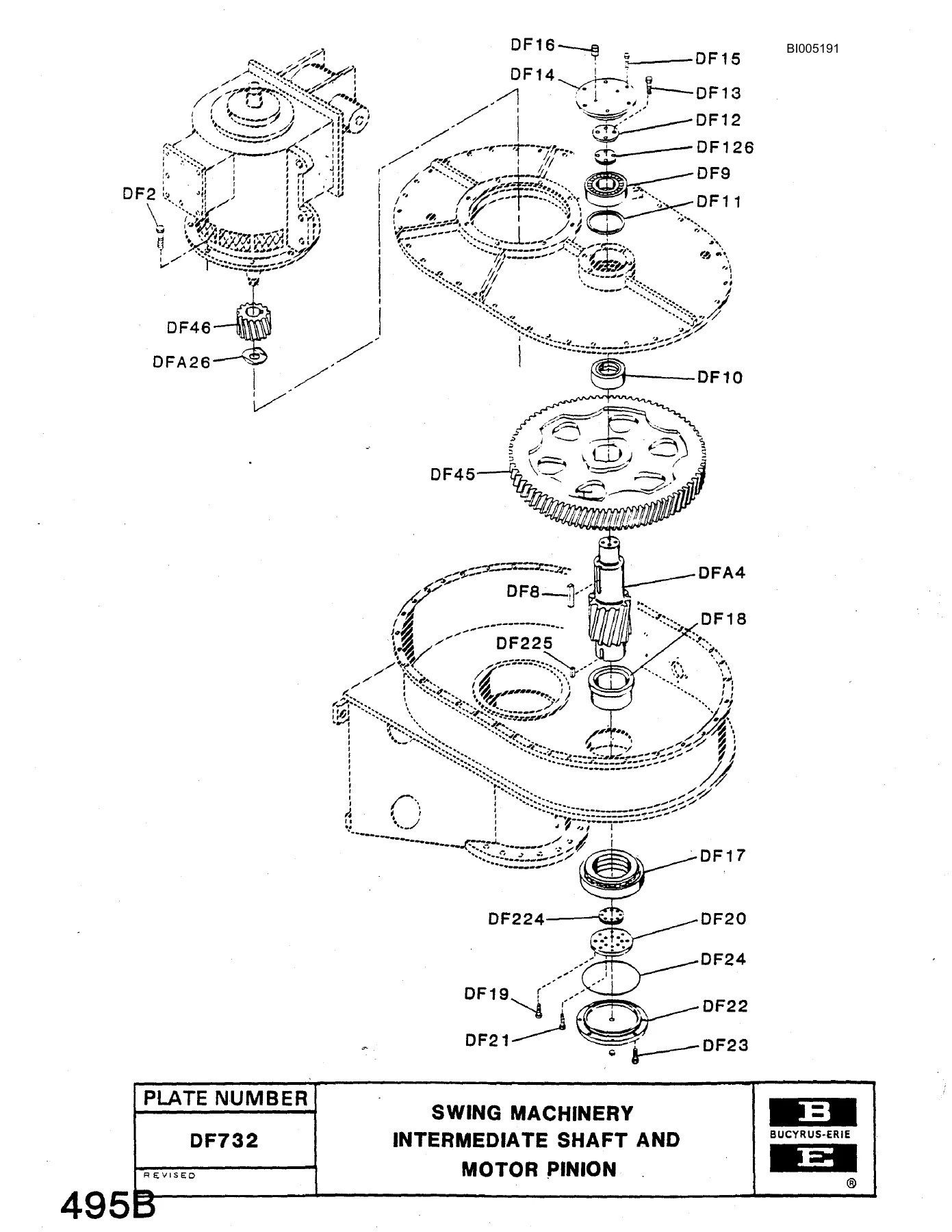 Bucyrus 495BI Shovel Parts Catalog - BI005191 PDF - Image 3
