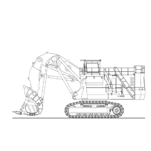 Bucyrus RH200 6050FS Hydraulic Excavator Parts Catalog 200171 - PDF Spare Parts Manual