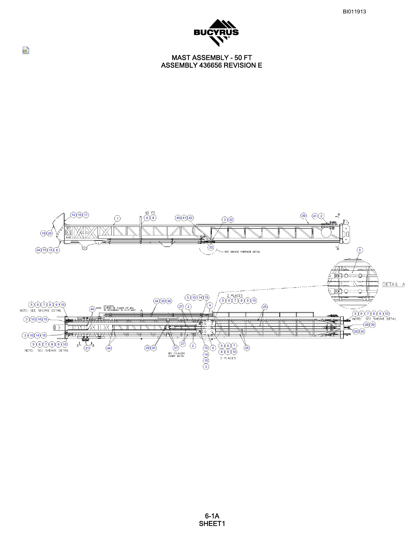 Bucyrus SKS-16 Rotary Blasthole Drill Parts Manual - S/N 1M67A95 PDF - Image 3