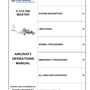 C-212-300 Aircraft Operations Manual - Airbus Defence and Space AOM (November 2013)