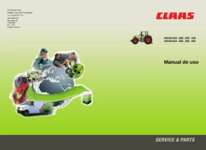 CLAAS Arion 510 520 530 540 610 620 630 640 Manual de Uso del Operador - PDF