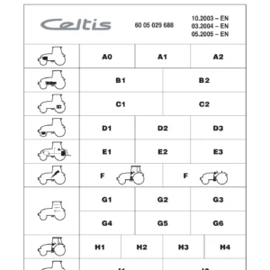 CLAAS Celtis 426 436 446 456 Diagnostic Manual 6005029688 (2005) PDF