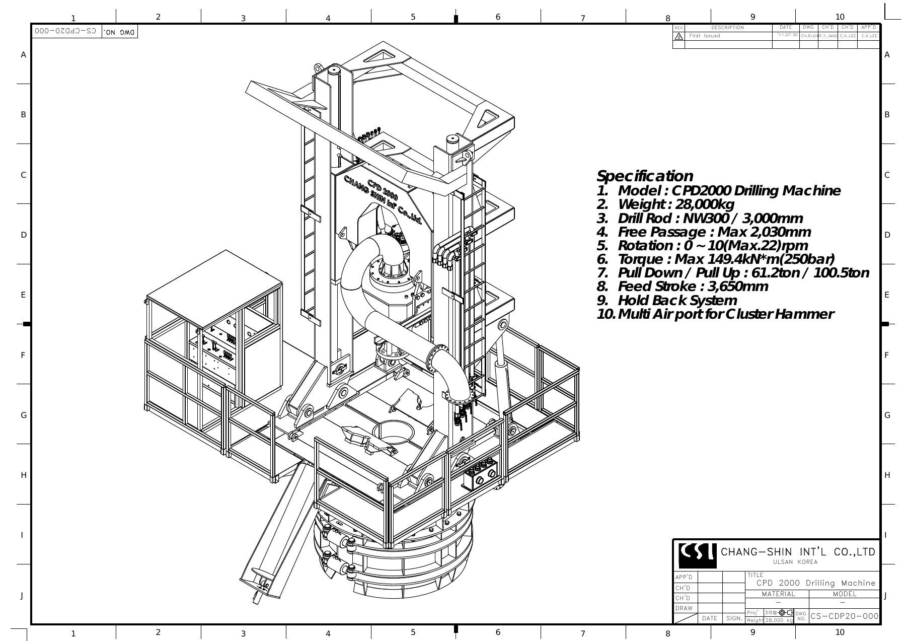 CPD 2000 RCD Drilling Machine Instruction Manual - Serial 2012-004/005 - PDF - Image 2