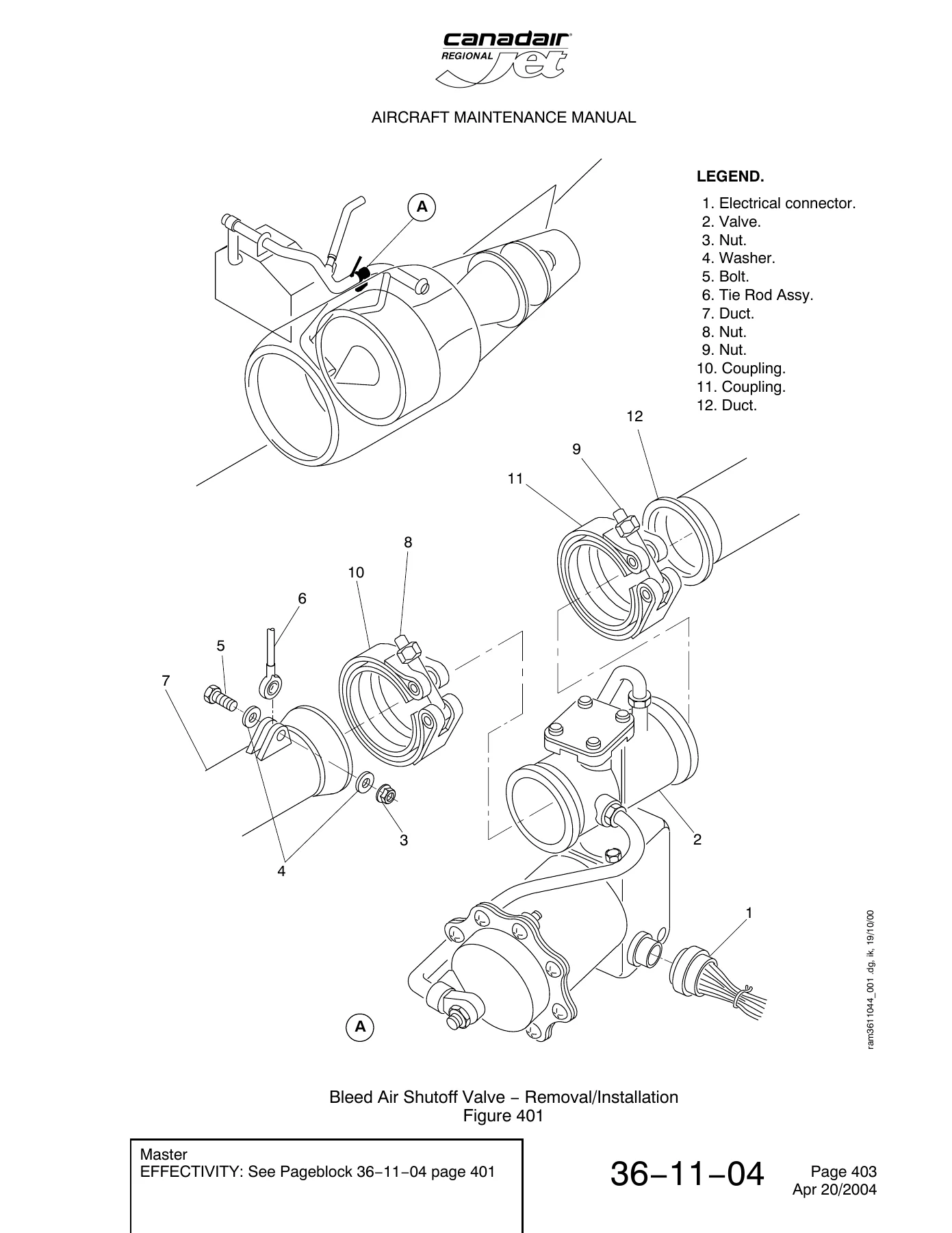 CRJ200 Aircraft Maintenance Manual - Pneumatic System Chapter 36 PDF Download - Image 3