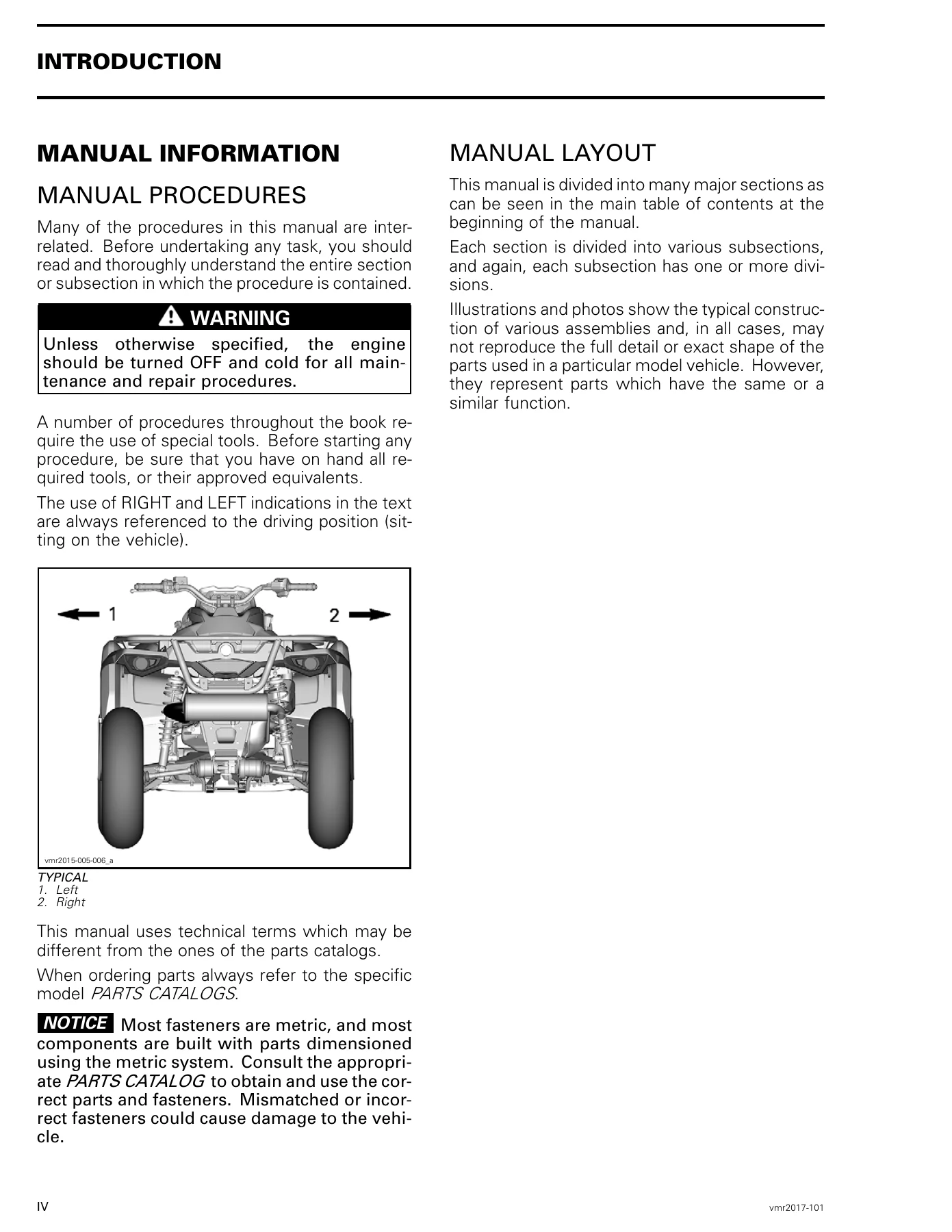 Can-Am Outlander & Renegade ATV Service Manual 2017 - 450 570 650 850 1000R Repair Guide - Image 2