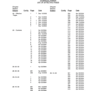 Canadair CRJ200 Hydraulic Power Aircraft Maintenance Manual Chapter 29