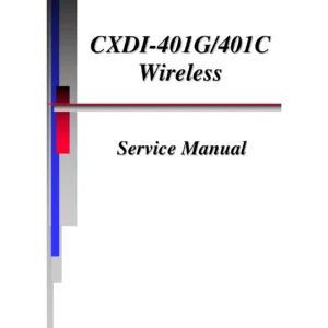 Canon CXDI-401G / CXDI-401C Wireless Service Manual - PDF Download