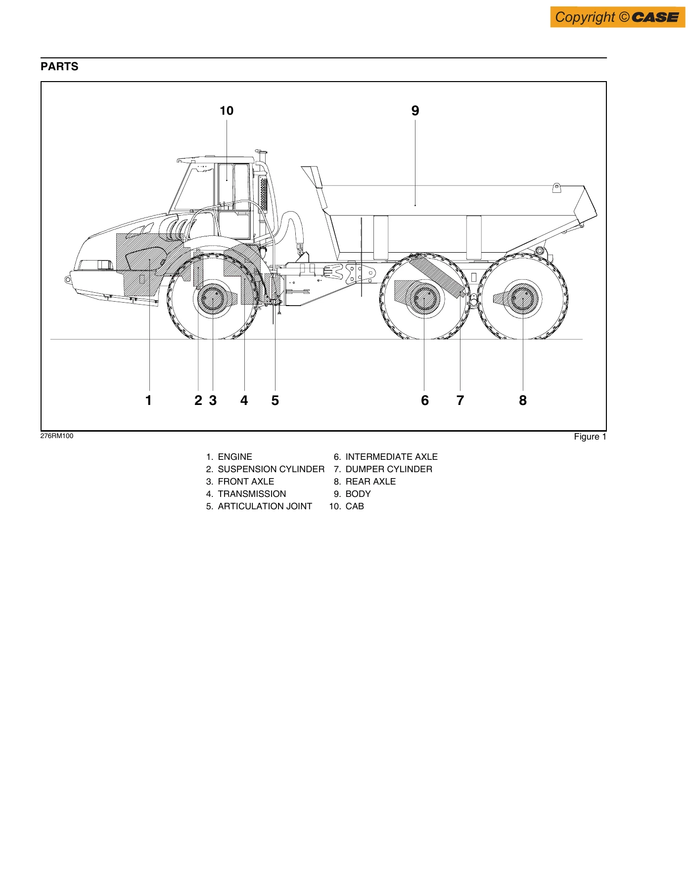 Case 335B 340B Simplemux Articulated Dump Truck Service Manual PDF - Image 2