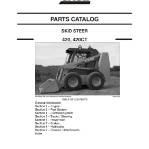 Case 420 420CT Skid Steer Parts Catalog 7-9712 NA February 2006 - PDF Download
