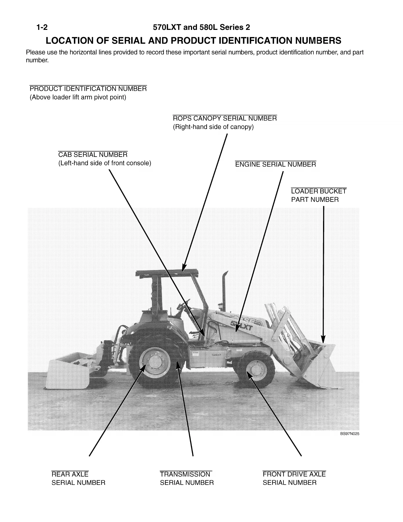 Case 570LXT and 580L Series 2 Backhoe Loader Parts Catalog - Bur 7-3342 PDF Manual - Image 2