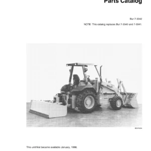 Case 570LXT and 580L Series 2 Backhoe Loader Parts Catalog - Bur 7-3342 PDF Manual